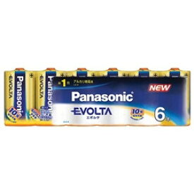PANASONIC LR20EJ/6SW エボルタ乾電池 単1形 6本パック