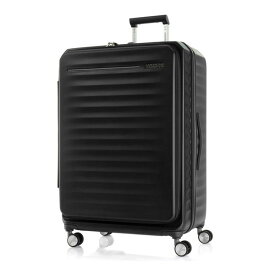 アメリカンツーリスター スーツケース Lサイズ ブラック キャリーバッグ キャリーケース フロンテック FRONTEC 容量拡張 軽量 112L おしゃれ 旅行 出張 国内 海外 黒 サムソナイト 直送