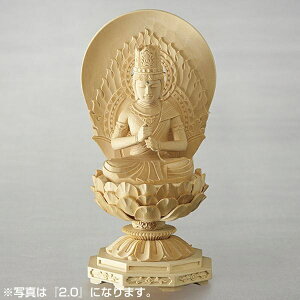 ALTE MEISTER 八角台座 丸光背 大日如来 3.0 桧 仏像 木彫 仏壇 仏具 真言宗 座像