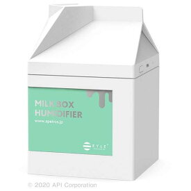 EYLE MILKBOX HUMIDIFIER WHITE ME01-MB-WH ホワイト [超音波式卓上加湿器]