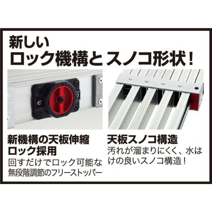 楽天市場】長谷川工業 SSF1.0-270 [スノコ式伸縮足場板 スライド 