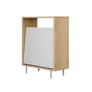 アイリスオーヤマ LWPSL-634 ナチュラル/グレー ウッドペールストッカー脚付き メーカー直送