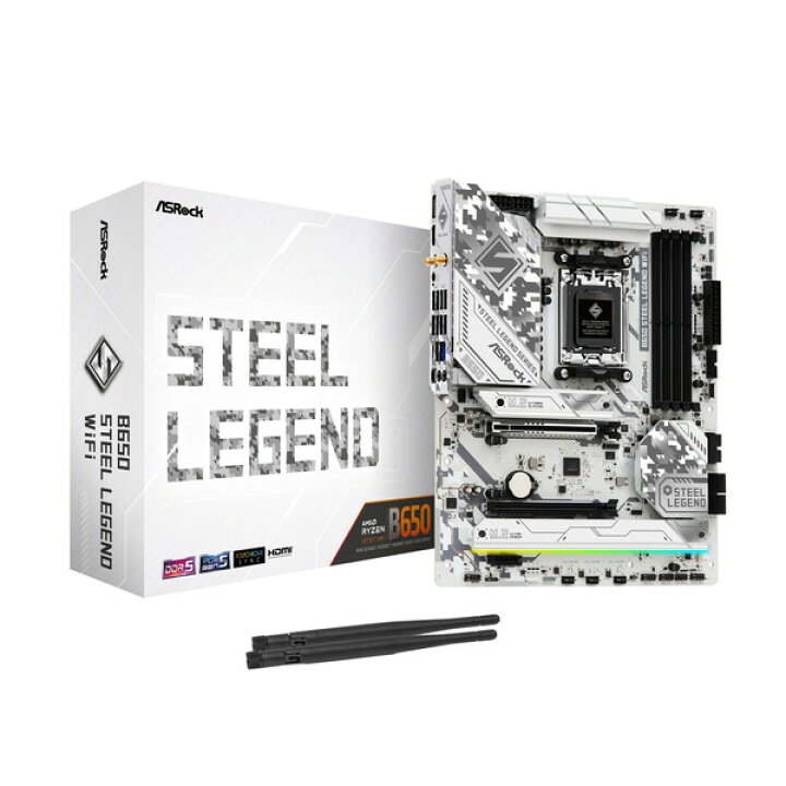 楽天市場】ASRock B650 Steel Legend WiFi [マザーボード] : XPRICE 