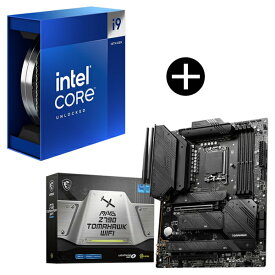 【5/10限定!エントリー&抽選で最大100%Pバック】Intel Corei9-14900K CPU + MSI MAG Z790 TOMAHAWK WIFI インテル 700シリーズ マザーボード セット