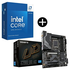 Intel Corei7-14700KF CPU + GIGABYTE Z790 UD AX マザーボード セット