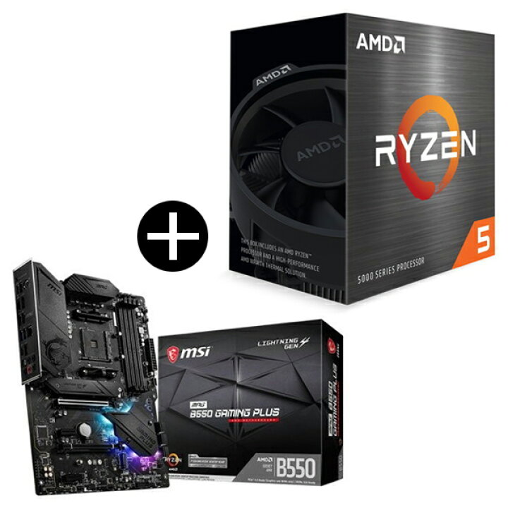Ryzen5 5600X とM-ITX B550Tマザーのセット 動作確認済（【1/18限定  