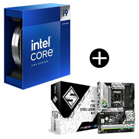 Intel Corei9-14900K CPU + ASRock Z790 Steel Legend WiFi マザーボード セット