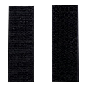 和気産業 BR015 強力面ファスナー バリバリテープ 縫製用 黒 2枚入