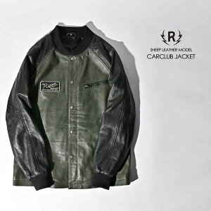 RIDEZ RLJ223 CARCLUB JACKET OLIVE XL [WPbg]