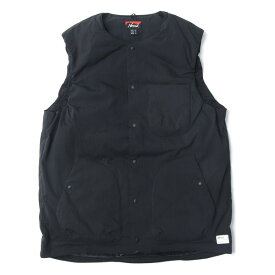 NANGA ナンガ ヒノック リップストップ インナーダウン ベスト HINOC RIPSTOP INNER DOWN VEST BLK L ND2441-1N304-A N0001914