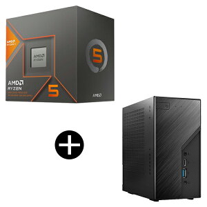 AMD Ryzen 5 8600G BOX With Wraith Stealth Cooler CPU + ASRock DeskMini X600/B/BB/BOX/JP xA{[ Zbg