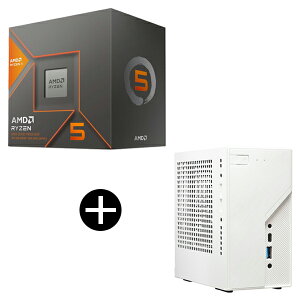 AMD Ryzen 5 8600G BOX With Wraith Stealth Cooler CPU + ASRock DeskMini X600/W/BB/BOX/JP xA{[ Zbg