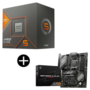 y Zbgi zAMD Ryzen 5 8600G BOX With Wraith Stealth Cooler CPU + MSI B650 GAMING PLUS WIFI }U[{[h Zbg