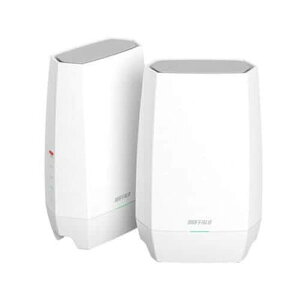 BUFFALO WNR-5400XE6P/2S AirStation [Wi-Fi 6E ΉgCoh[^[ 2Zbg]
