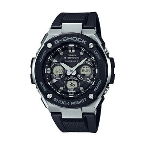 腕時計 時計 CASIO カシオ G-SHOCK メンズ GST-W300-1AJF Gショック GSHOCK ジーショック ブラック 黒 メタル G-STEEL ソーラー充電 ウォッチ 誕生日 新生活 父の日 クリスマス プレゼント ギフト GSTW3001AJF
