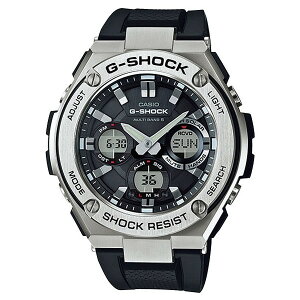 rv v CASIO JVI G-SHOCK Y GST-W110-1AJF GVbN GSHOCK W[VbN ubN  Vo[ G-STEEL \[[[d EHb` a V ̓ NX}X v[g Mtg GSTW1101A