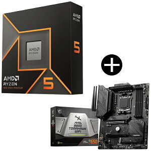 AMD Ryzen 5 9600X W/O Cooler WOF (6C/12T 3.9GHz 65W) CPU + MSI MAG B650 TOMAHAWK WIFI }U[{[h Zbg