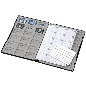 ELECOM CMC-SDCDC02BK DVDg[P[X^ }CNSDJ[hESDJ[hP[X 72[(SD 36 + microSD 36)