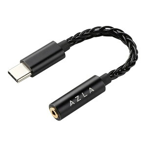 AZLA AZL-A100-BLK [USB Type-C to 3.5mmWbN(4Ƀ}CN͑Ή)ϊP[u]