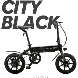 Acalie RICHBIT CITY ASSIST シティブラック [電動アシスト自転車 (14インチ)]