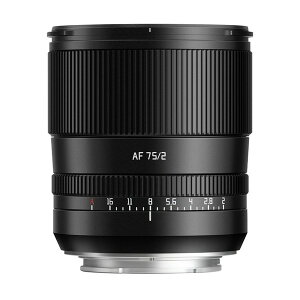 �������w TT-75F2AF-E-B �u���b�N TTArtisan AF 75mm f/2 �\�j�[E�}�E���g [�P�œ_�����Y]