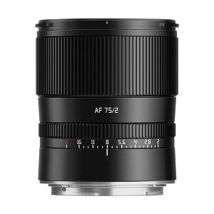 �������w TT-75F2AF-Z-B �u���b�N TTArtisan AF 75mm f/2 �j�R��Z�}�E���g [�P�œ_�����Y]