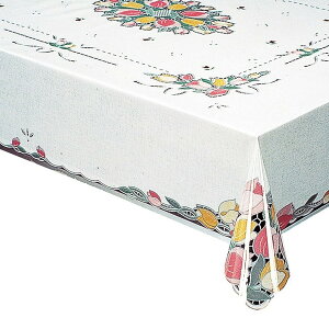 明和グラビア テーブルクロス ピアトン 135×185 ピンク