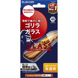 ELECOM PM-A24BFLGO [iPhone16 Plus KXtB  Gorilla(R)0.21mm]