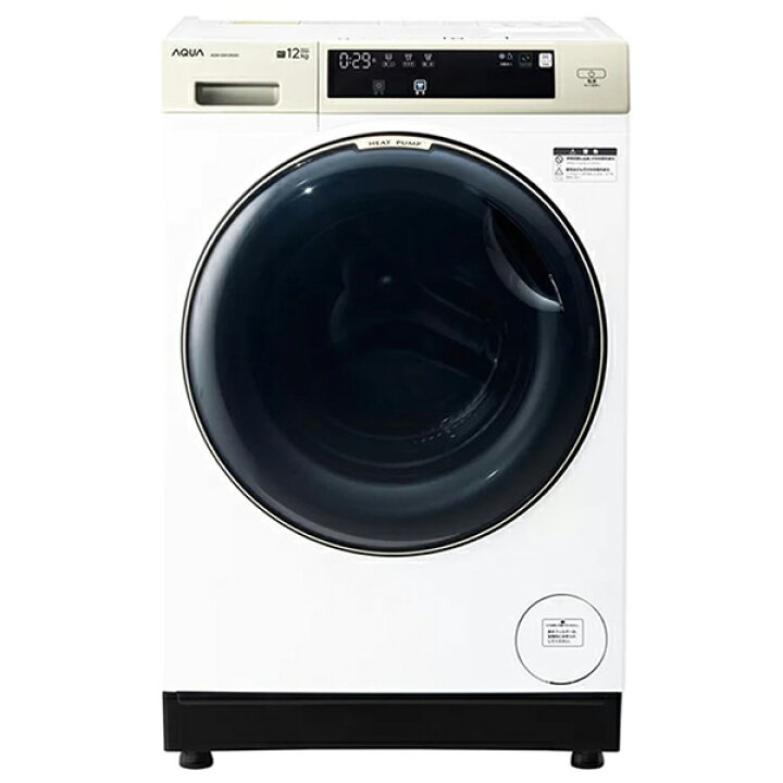 楽天市場】洗濯機 12kg アクア AQUA AQW-DM12R-L-W ホワイト まっ直ぐ 
