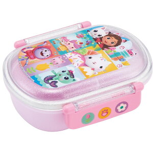 スケーター QAF2BAAG ギャビーのドールハウス 子供用 お弁当箱 1段 360ml 中子付き(おかず容器) ふわっと盛れるドーム型 キッズランチ 抗菌加工 日本製