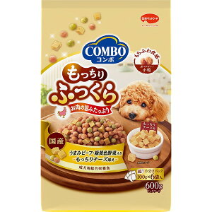 日本ペットフード コンボ ドッグ もっちりふっくら うまみビーフ・もっちりチーズ添え 600g(100g×6)