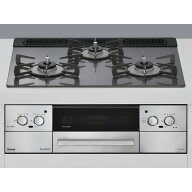 Rinnai RHS31W42J4RSTW-13A サテンシルバー Lisse（リッセ） [ビルトインガスコンロ （都市ガス用・3口・…