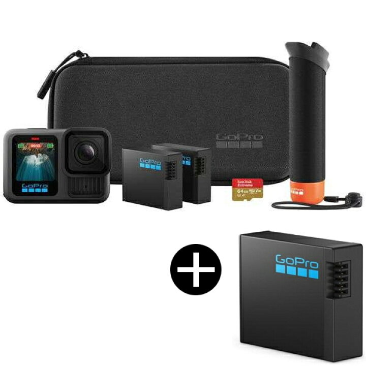 楽天市場】GoPro ゴープロ HERO13 Black アクセサリーセット ヒーロー 