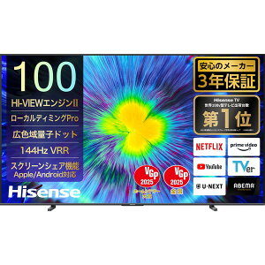 er 100^ nCZX Hisense 100U7N 100C` 100V^ nEBSE110xCSfW^ 4K`[i[ ter ^er GNvI