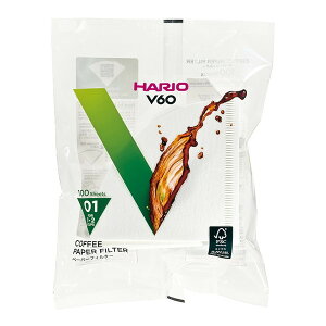 �y�[�p�[�t�B���^�[100�� V60�p HARIO VCF-01-100W 1�`2�t�p �R�[�q�[�t�B���^�[ ���C�h�T�C�Y