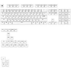 Glorious GLO-KB-ACC-KC-GPBT-BA-CWHT-US NVbNzCg GPBT Basics Keycaps Classic White - US - Retail [L[Lbv]