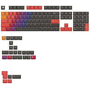 Glorious GLO-KB-ACC-KC-GPBT-GR-CEF-US ZXeBAt@CA GPBT Gradient Keycaps - Celestial Fire - US - Retail [L[Lbv]