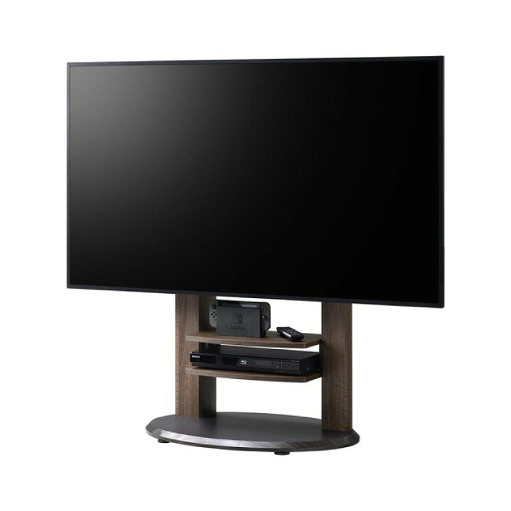 楽天市場】朝日木材加工 WS-H800-DB キャスター付き壁寄せテレビ台 