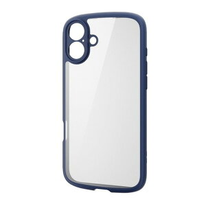 ELECOM PM-A24BTSLFCKNV �l�C�r�[ [iPhone 16 Plus �P�[�X �n�C�u���b�h �Ռ��z�� �y�� ���^ �J���������Y�ی�݌v �X�g���b�v�z�[���t]