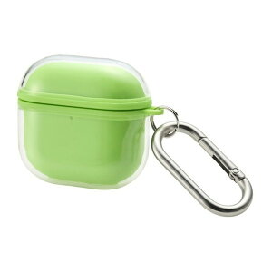 ELECOM AVA-AP06AIR2GN O[ MUBRAIN [AirPods 4 P[X \tg Jo[ yCX/MagSafe[dΉz Ռz h~ Jrit]