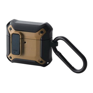 ELECOM AVA-AP06ZEROLBR R[e [AirPods 4 P[X ϏՌ yCX/MagSafe[dΉz Ռz t^JbN@\ ZEROSHOCK Lock]