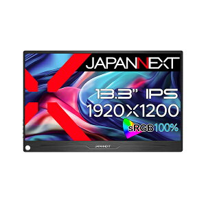 JAPANNEXT JN-MD-IPS133WUXGAR 13.3^ / 1920×1200 / HDMI miniDP USBC×1 / Xs[J[L / ubN / 2Nۏ