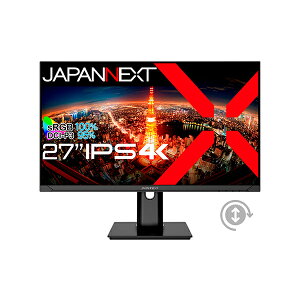 JAPANNEXT JN-IPS2710UHDR-HSP tfBXvC 27^ / 3840×2160 / DP×1 HDMI×2 / Xs[J[L / ubN / 2Nۏ
