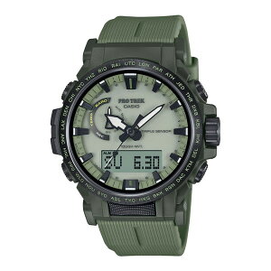 腕時計 時計 CASIO カシオ PRO TREK プロトレック メンズ PRW-61LD-3JF ソーラー充電 ウォッチ カーキ グリーン 緑 誕生日 新生活 クリスマス 父の日 プレゼント ギフト PRW61LD3JF