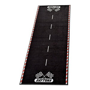 D41570 デイトナ(Daytona) バイク用 フロアマット 1020×2600mm ゴム素材&ナイロン起毛 オイル染み込み防止 水洗いOK メンテナンスガレージマット サーキット 41570