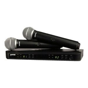 SHURE BLX288J/PG58-JB [BLX�f���A���E�n���h�w���h�E���C�����X�V�X�e�� PG58�n���h�w���h�}�C�N 2�{]