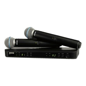 SHURE BLX288J/B58-JB [BLX�f���A���E�n���h�w���h�E���C�����X�V�X�e�� BETA58�n���h�w���h�}�C�N 2�{]