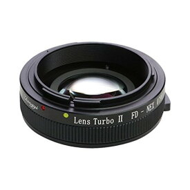 中一光学 Lens Turbo II FD-NEX [ フォーカルレデューサー マウントアダプター(キヤノンFDマウントレンズ → ソニーNEX/α.Eマウント) ]