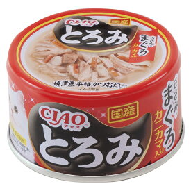 いなばペットフード チャオとろみ ささみまぐろカニカマ入A-43 猫 ウェットフード キャットフード いなば 缶詰 水分補給 とろみ ささみ