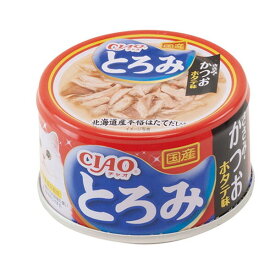 いなばペットフード CIAO とろみ ささみ・かつお ホタテ味 80g 猫 ウェットフード キャットフード いなば 缶詰 水分補給 とろみ ささみ